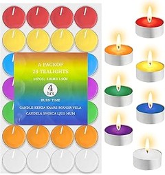 Instrucciones para hacer velas de colores en casa