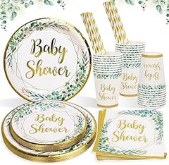 Vajilla desechable para baby shower: ¿biodegradable o convencional?