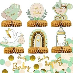 Inspira tu baby shower con estas ideas creativas para centros de mesa