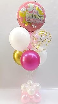 Cómo usar globos de manera creativa en la decoración de comuniones