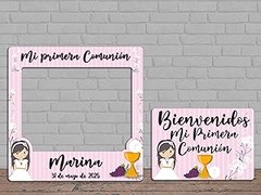 Decoración Perfecta para el Photocall de Una Comunión