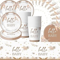 Comparativa de las mejores marcas de vajilla desechable para baby shower