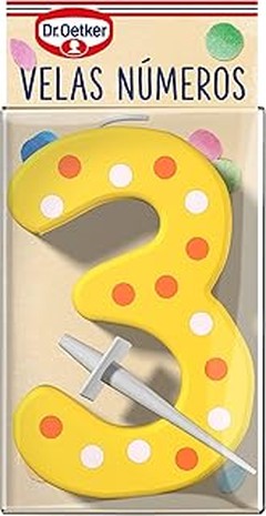 Las mejores velas de números para cumpleaños infantiles