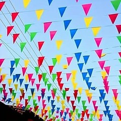 Banderines de papel para fiestas