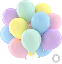 Globos pastel para fiestas