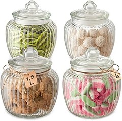 Tarros de chuches para mesas dulces