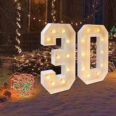 Pros y contras de usar números luminosos en tus eventos