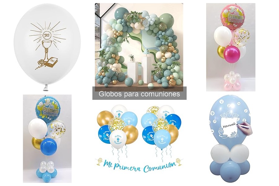 Accesorios imprescindibles para decorar con globos en comuniones