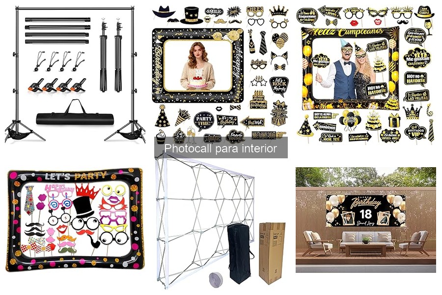 Accesorios imprescindibles para un photocall en interiores