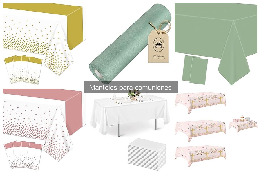 Accesorios Perfectos para Combinar con Manteles de Comunión