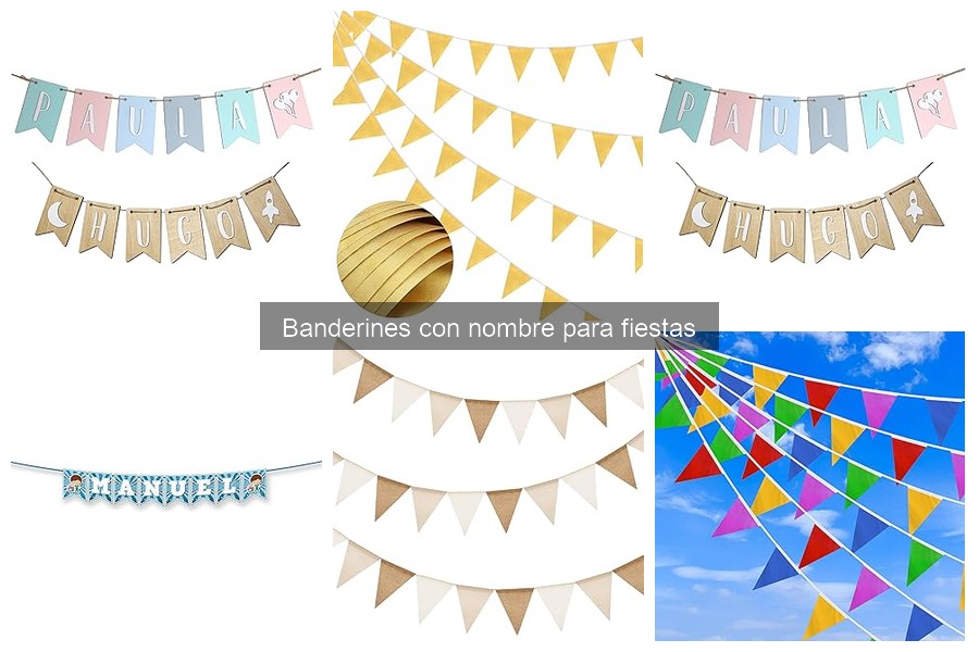 Alternativas a Banderines con Nombre para Fiestas