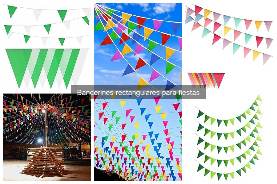 Alternativas a Banderines Rectangulares para Fiestas