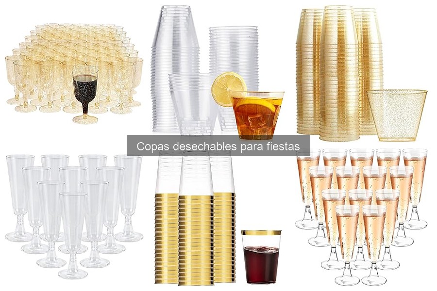 Alternativas a copas desechables para fiestas sostenibles