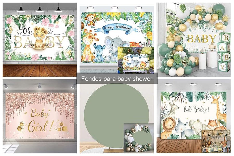 Alternativas a Fondos de Papel para Baby Shower