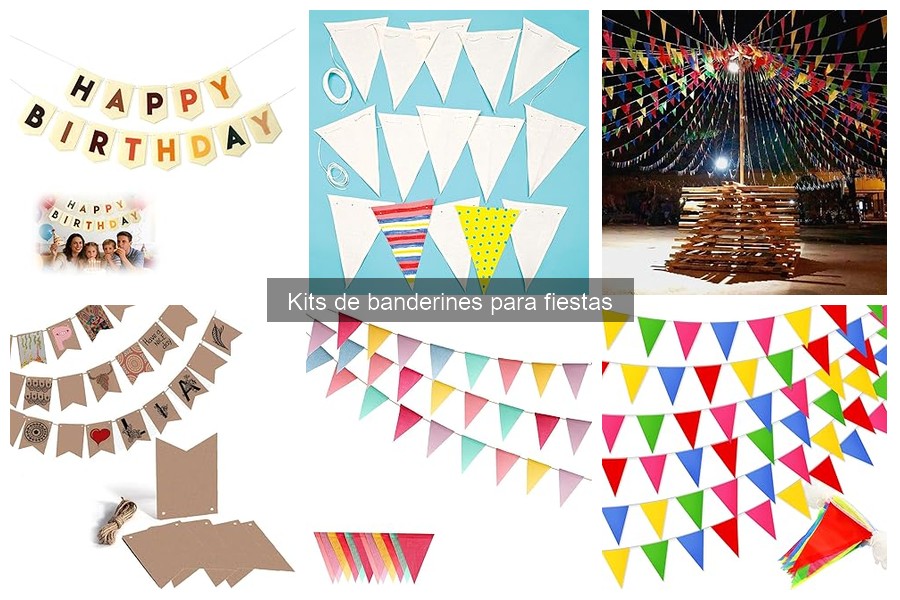 Alternativas a Kits de Banderines para Decorar Fiestas
