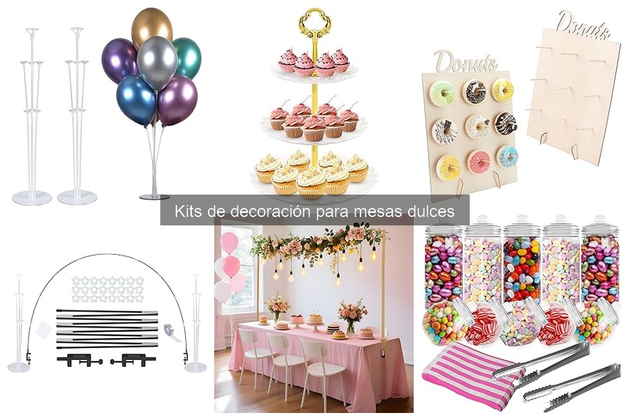 Alternativas a Kits de Decoración para Mesas Dulces