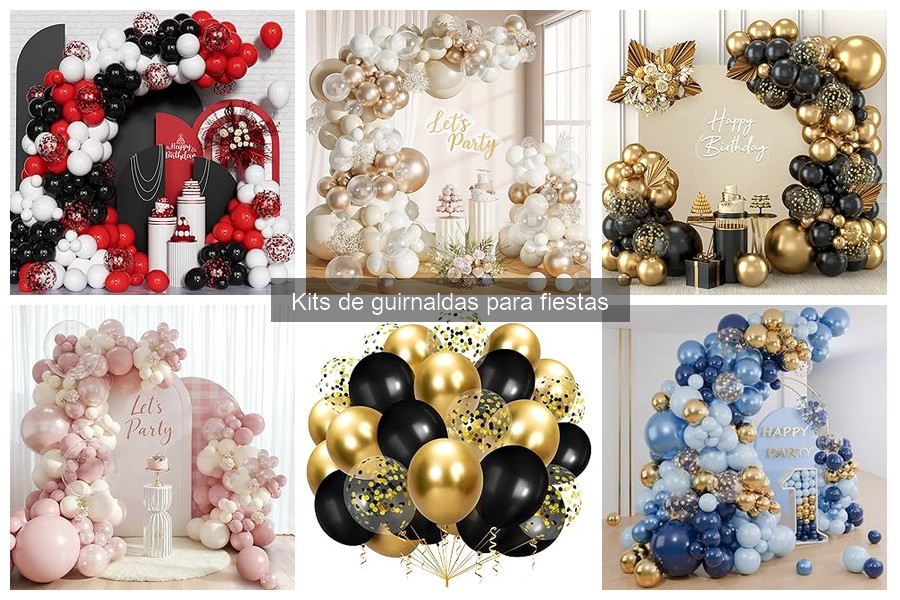 Alternativas a kits de guirnaldas para decorar fiestas