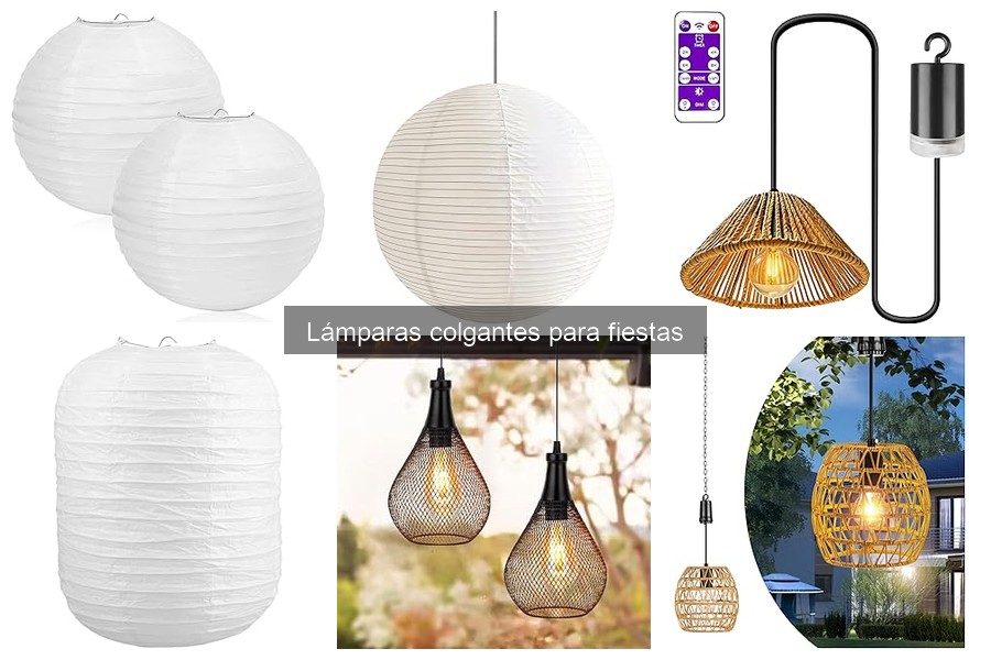 Alternativas a Lámparas Colgantes para la Iluminación de Fiestas