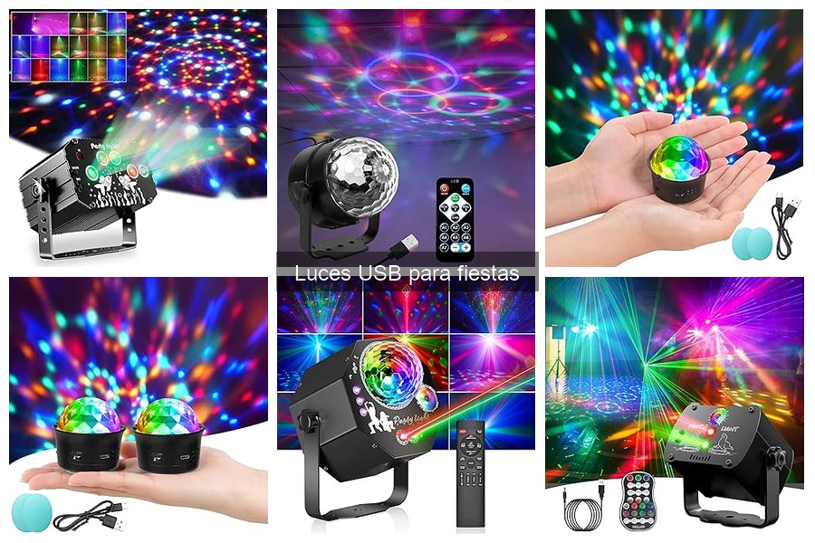 Alternativas a las luces USB para fiestas inolvidables