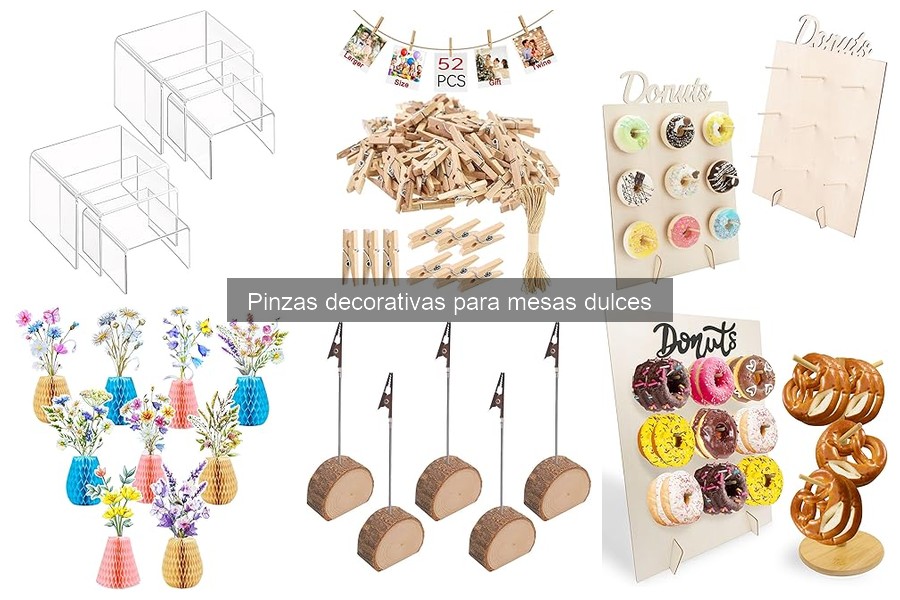 Alternativas a las Pinzas Decorativas para Mesas Dulces