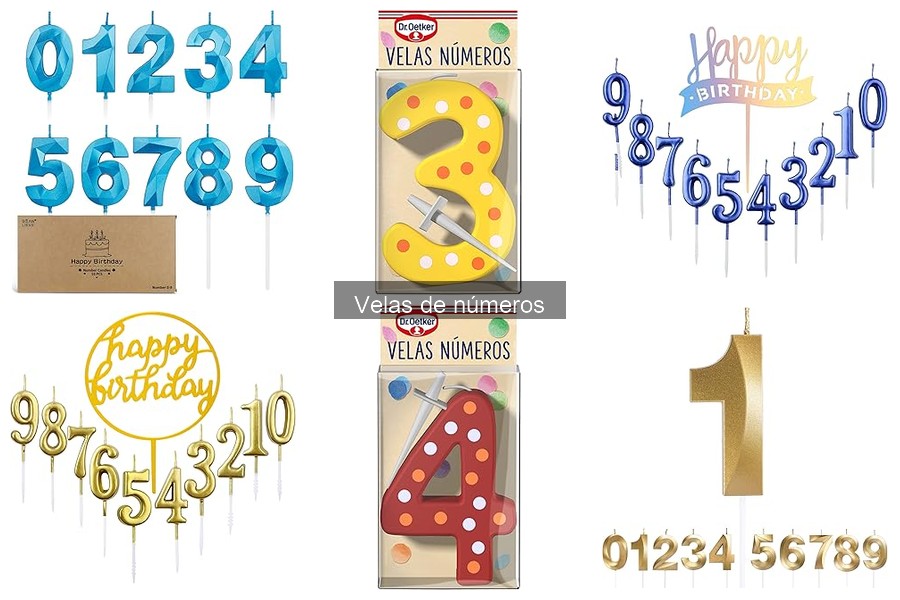 Alternativas a las Velas de Números para Decoración de Fiestas
