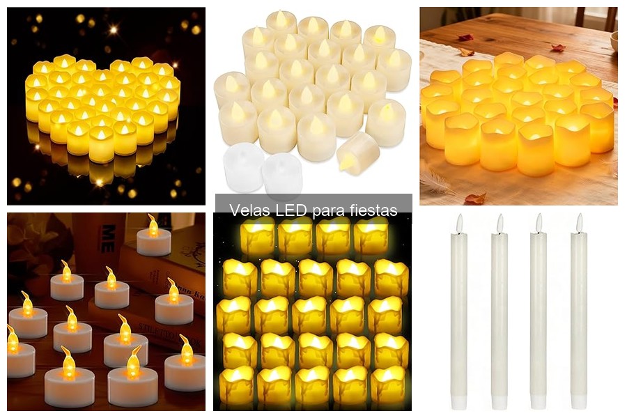 Alternativas a las Velas LED para Decoración de Fiestas
