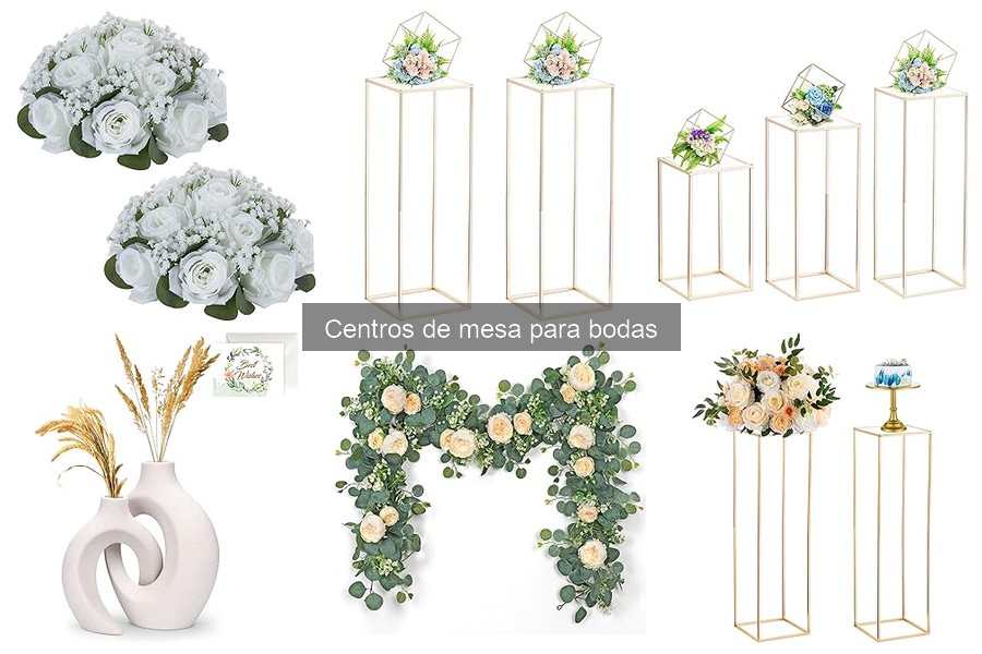 Alternativas a los Centros de Mesa Florales para Bodas