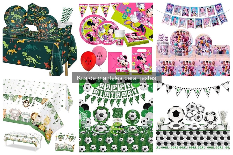 Alternativas a los kits de manteles para fiestas