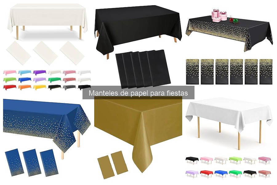 Alternativas a los manteles de papel para fiestas