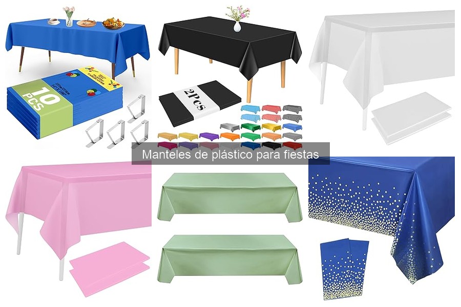 Alternativas a los manteles de plástico para fiestas
