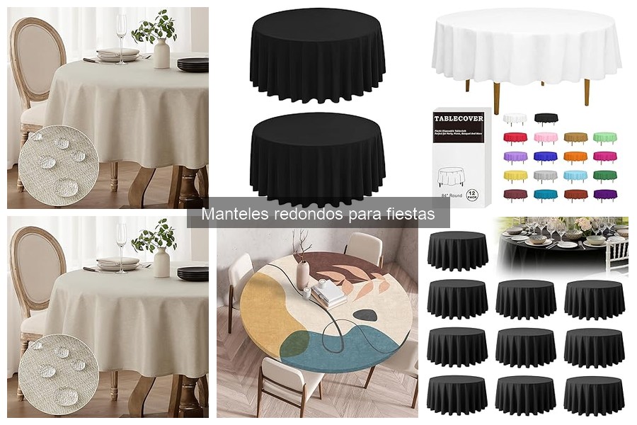 Alternativas a los Manteles Redondos para Fiestas