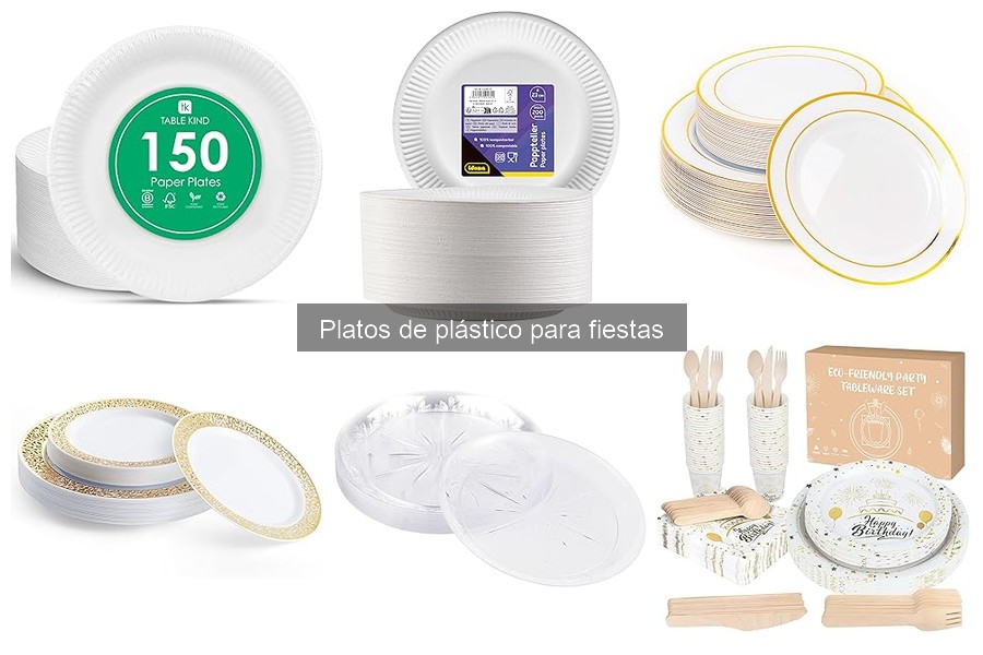 Alternativas a los platos de plástico para fiestas
