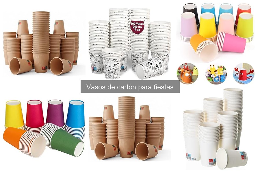 Alternativas a los vasos de cartón para fiestas