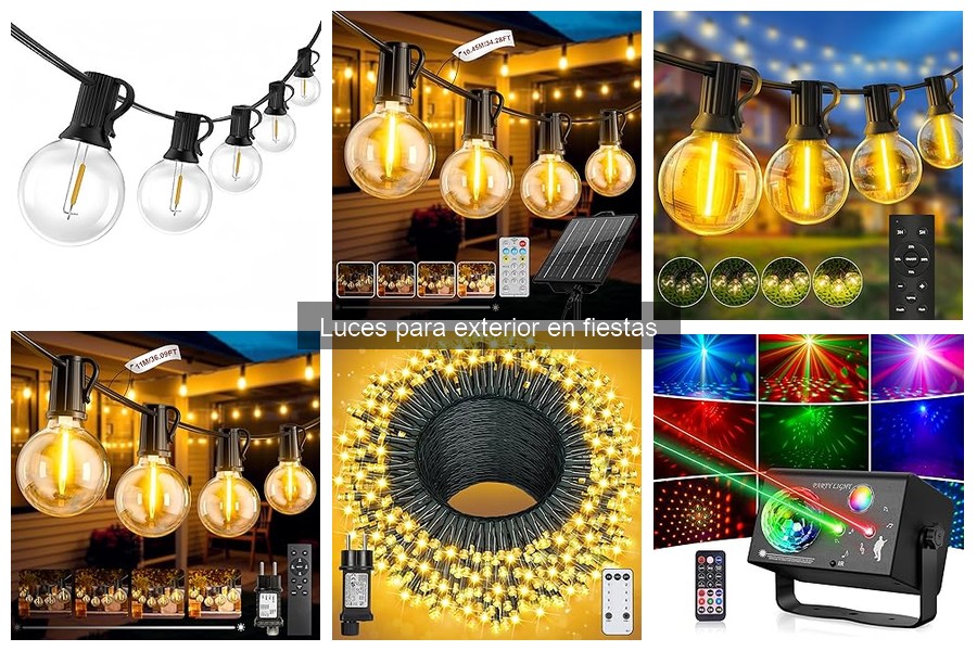 Alternativas a luces eléctricas para iluminar exteriores