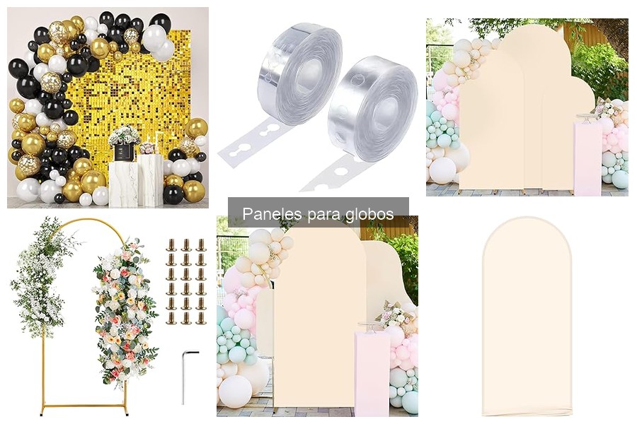 Alternativas a paneles para globos: decoraciones creativas