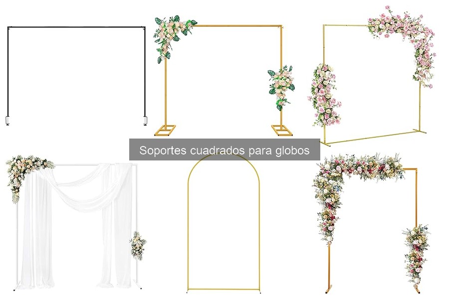 Alternativas a Soportes Cuadrados para Globos en Fiestas