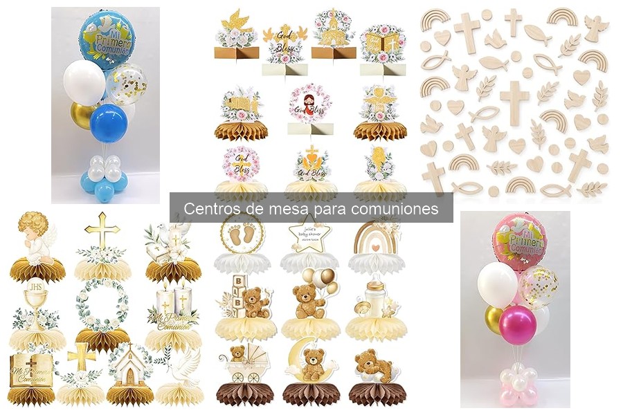 Alternativas Creativas a Centros de Mesa para Comuniones