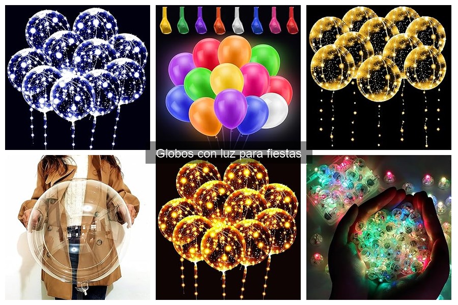 Alternativas creativas a globos con luz para decorar fiestas