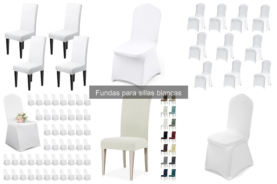 Alternativas creativas a las fundas para sillas blancas