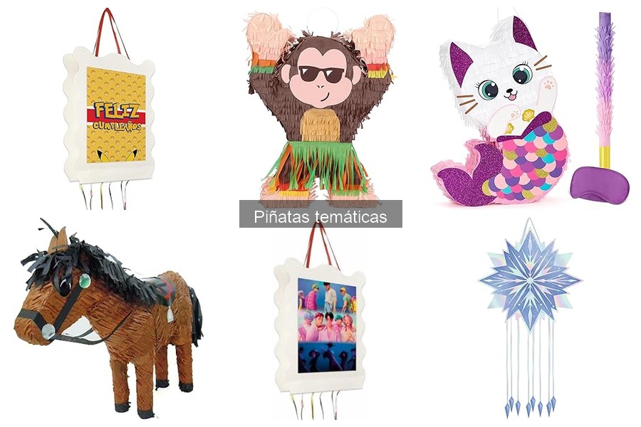 Alternativas creativas a las piñatas temáticas para fiestas