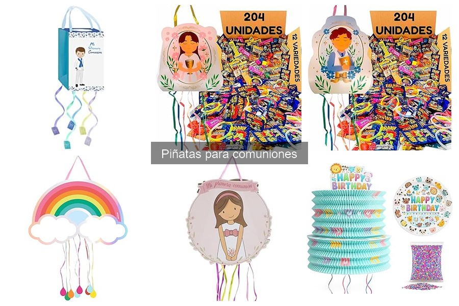 Alternativas creativas a las piñatas tradicionales para comuniones