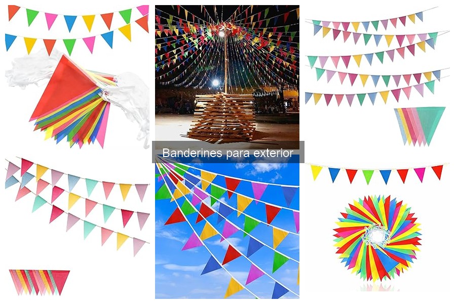 Alternativas creativas a los banderines para exteriores