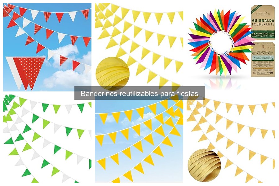 Alternativas creativas a los banderines reutilizables