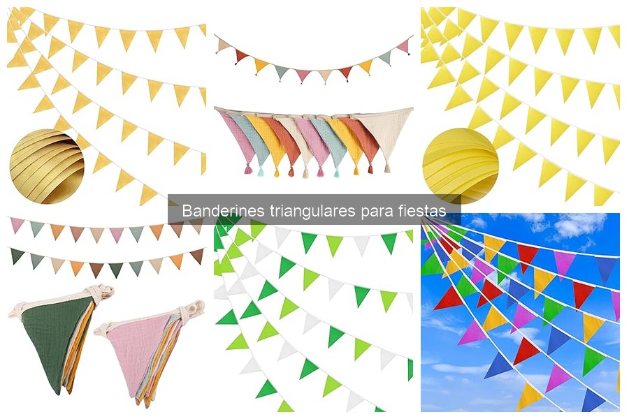 Alternativas creativas a los banderines triangulares