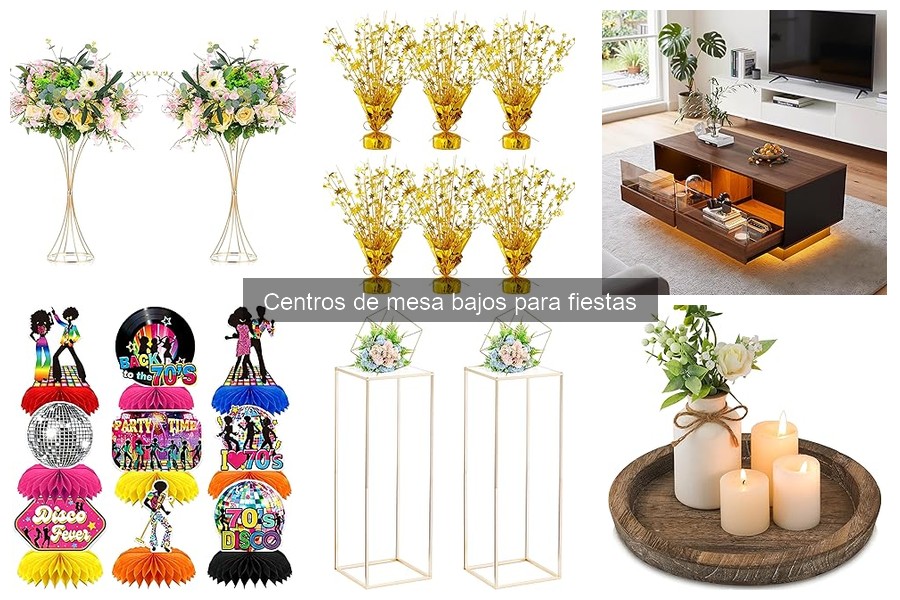 Alternativas Creativas a los Centros de Mesa Bajos