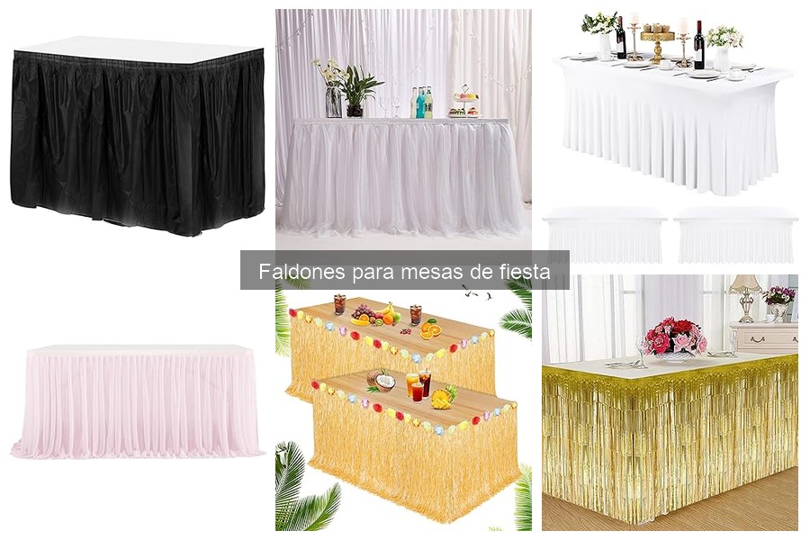 Alternativas Creativas a los Faldones Tradicionales para Mesas