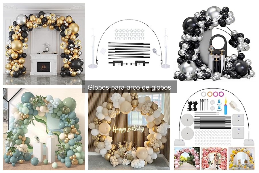 Alternativas creativas a los globos para arcos decorativos