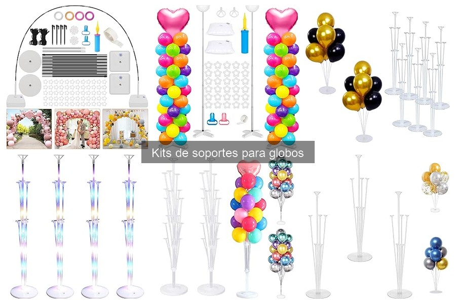 Alternativas creativas a los kits de soportes para globos
