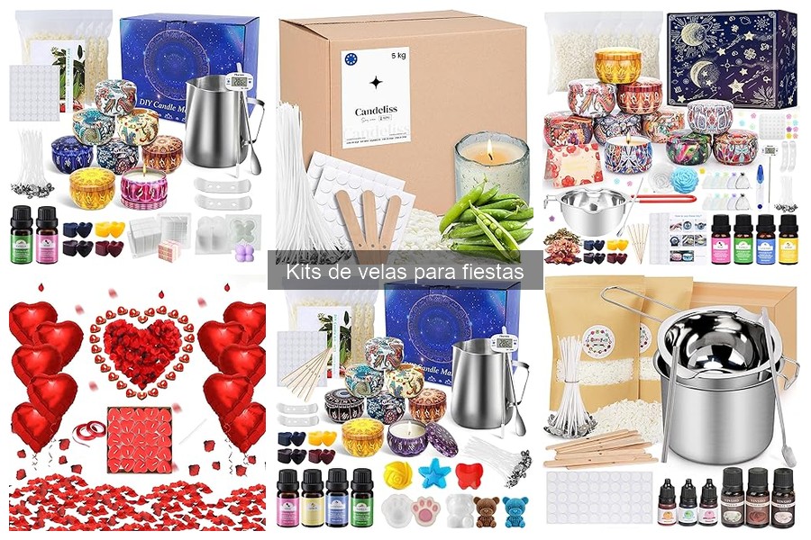 Alternativas creativas a los kits de velas para decorar fiestas