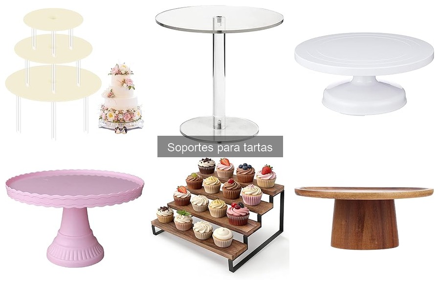 Alternativas creativas a los soportes para tartas